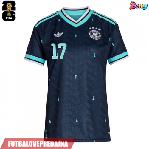 Lacne Ženy Futbalové dres Nemecko Florian Wirtz #17 MS 2026 Krátky Rukáv - Preč